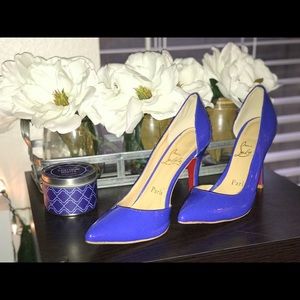 Blue Christian Louboutin Heels